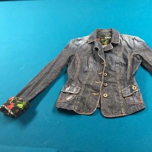 Dolce and Gabbana jean blazer.